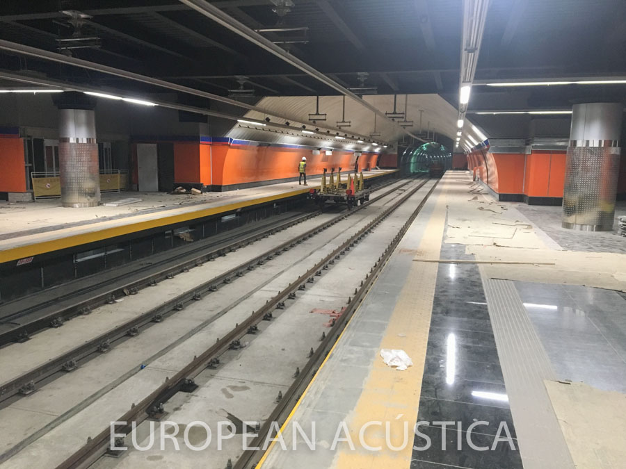 Insonorización de pozos lineas de metro. República Dominicana.