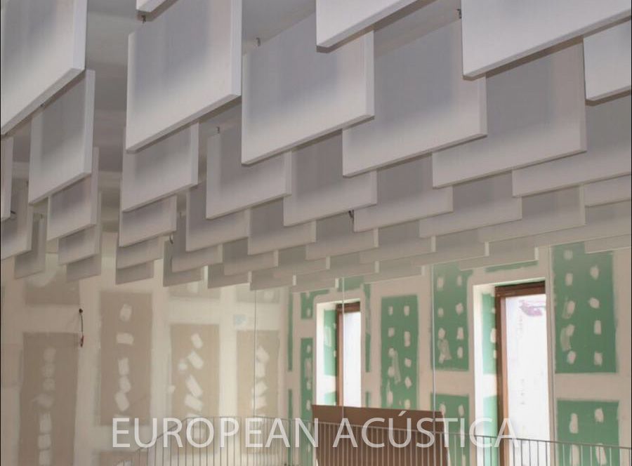 tratamiento acustico paneles exposion conde casal
