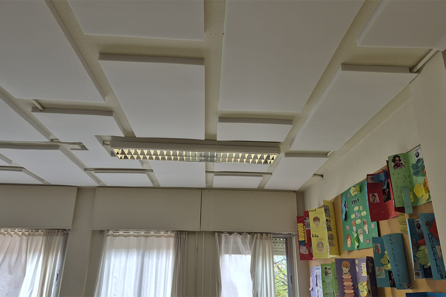 paneles acusticos decorativos colegio