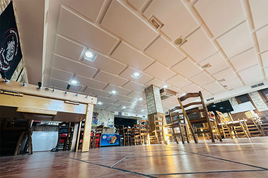 acustica restaurante techos