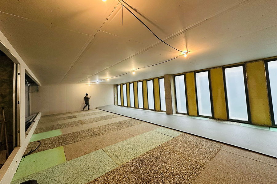 insonorizacion gimnasio edificio