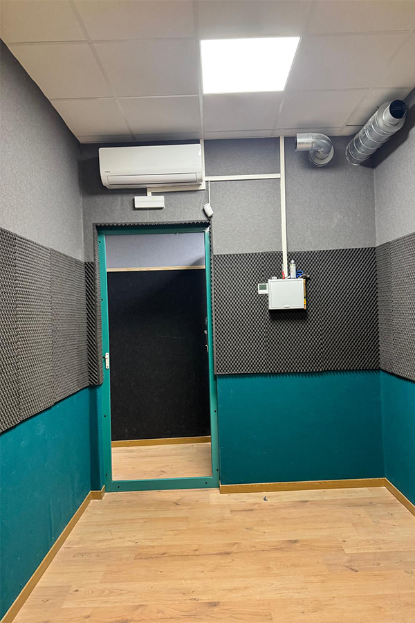 sala ensayo ventilacion